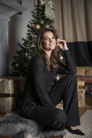 Elvira Casuals Elvira Casuals blouse lotte e5 25-042 Blouse 4 black