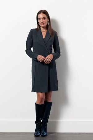 Studio Anneloes Studio Anneloes river blazerdress 13389 Jurk 9800 antraciet