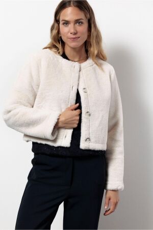 Studio Anneloes Studio Anneloes blaze furry jacket 13393 Jackets 1700 ecru