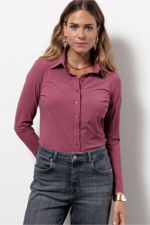 Studio Anneloes Studio Anneloes poppy shirt 13371 Blouse 4500 vintage berry
