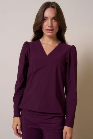 Studio Anneloes Studio Anneloes lola top 13372 T-shirt Lange mouw 3800 blackberry