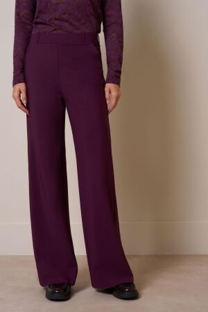 Studio Anneloes Studio Anneloes lexie bonded trousers 13351 Broek 3800 blackberry