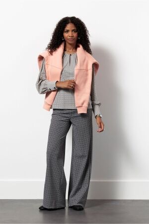 Studio Anneloes Studio Anneloes lexie bonded circle trousers 13421 Broek 9014 black/kit