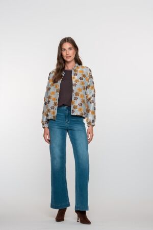 Geisha Geisha jeans wide 51803-10 Loose fit 834 stone blue denim