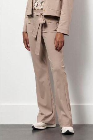 Studio Anneloes Studio Anneloes soho flair bonded trousers 13437 Broek 2200 latte