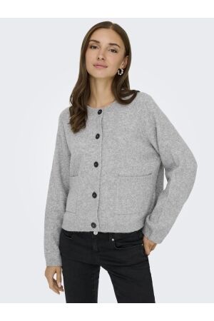 Only Only onlpiemonte l/s cardigan knt noos Vest light grey melange
