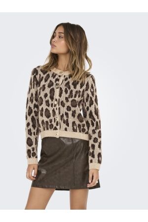 Only Only onlsybille ls jq button cardigan cs knt Vest irish cream