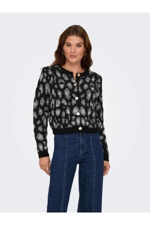 Only Only onlsybille ls jq button cardigan cs knt Vest black