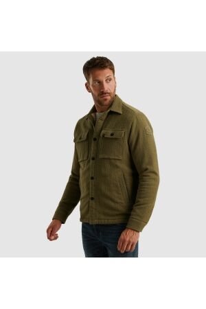 PME Legend PME Legend the bruce bold waffle fur jacket/shirtjacket 2 psi Overshirt 6389 dusky green