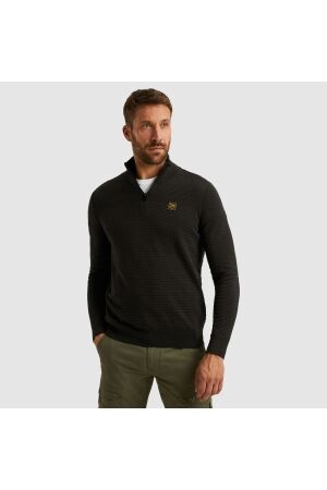 PME Legend PME Legend cotton mouline (organic) pkw2510301 Trui 999 black