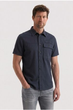 PME Legend PME Legend wrenchmen s/s cotton slub cargo psis2603268 Overhemd 5278 graphite