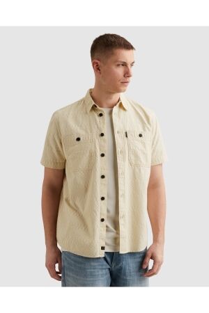 PME Legend PME Legend cooper barry jacquard psis2603270 Overhemd 7013 bone white