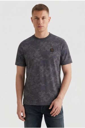PME Legend PME Legend aop cotton slub ptss2603574 Print T-shirts 5278 graphite
