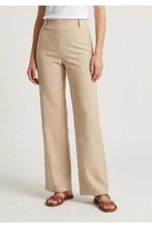 Helena Hart Helena Hart broek soul ruit lurex 7621 Broek sand