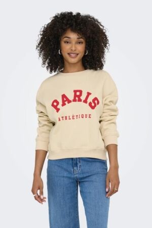 Only Only onlsweat life l/s crew o.size state noos Sweater birch