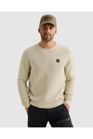 PME Legend PME Legend cotton waffle pkw2609326 Trui 7013 bone white