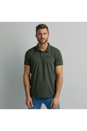 PME Legend PME Legend short sleeve polo cotton elastan p Poloshirts 8039 - beluga