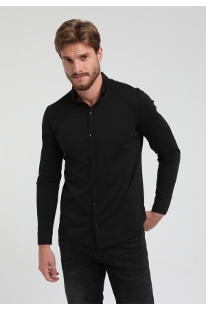 Gabbiano Gabbiano premium shirt Overhemd 201 black