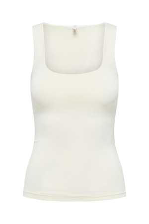 Only Only onlea s/l 2-ways fit top jrs noos Tops en Singlets cloud dancer